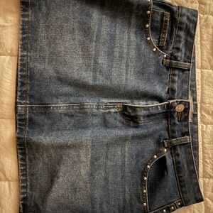Cali 1850 Classic Blue Denim Skirt